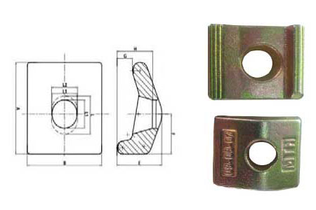 crane rail clamps